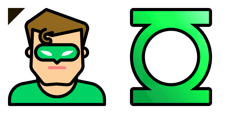 The Green Lantern cute cursor