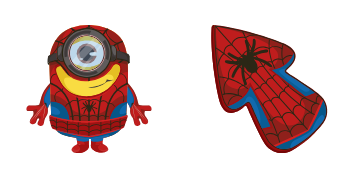 Minion Spider-Man Character cute cursor