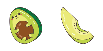 Kawaii Cute Avocado cute cursor