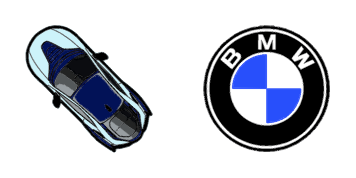 BMW i8 cute cursor