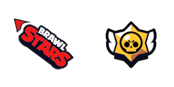 Brawl Stars logo cute cursor