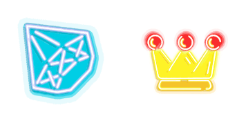 Diamond and crown cute cursor