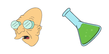 Futurama Professor Farnsworth cute cursor