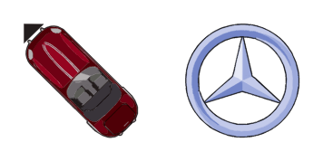Mercedes Benz cute cursor