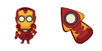 Minion Iron Man Character cute cursor