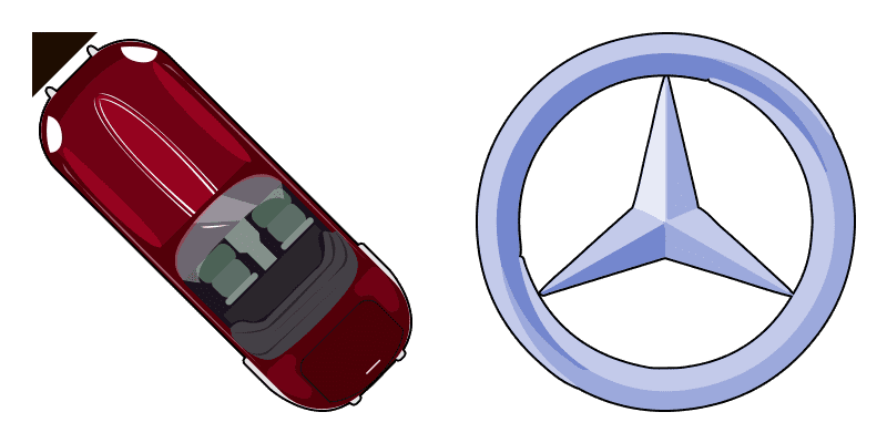 Mercedes Benz cute cursor