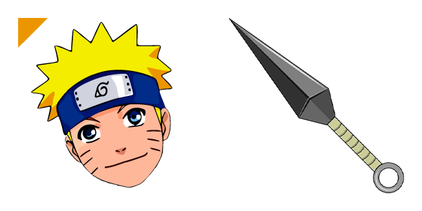 Kunai Naruto cute cursor
