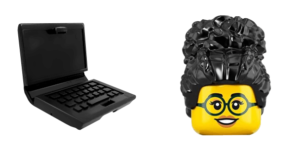 Programmer Girl Lego cute cursor