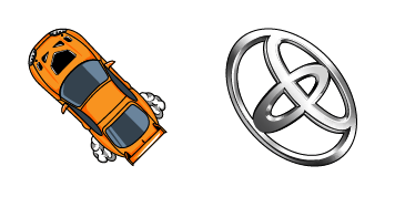 Toyota Supra MK4 Animated cute cursor