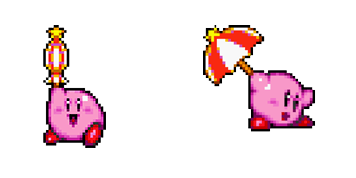 Kirby with Umbrella Animated