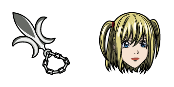 Death Note Misa Amane & Necklace Animated cute cursor