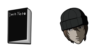 Death Note & Light Yagami Animated cute cursor