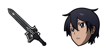 Sword Art Online Kirito & Elucidator Sword cute cursor