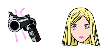 Noragami Bishamonten & Gun Animated cute cursor