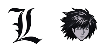 Death Note L Animated cute cursor