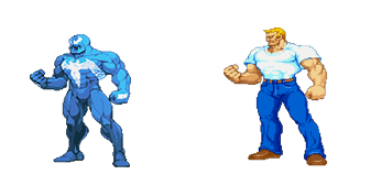 Marvel vs Capcom Venom Pixel Animated