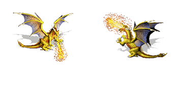 HoMM III Gold Dragon Animated cute cursor