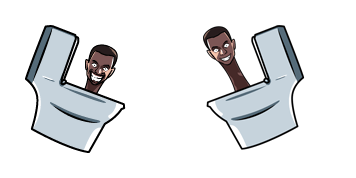 Skibidi Toilet Meme Animated cute cursor