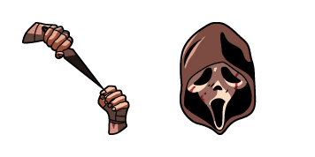 Scream Ghostface Animated cute cursor