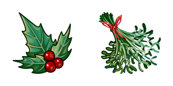 Christmas Holly & Mistletoe