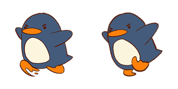Penguin Running Animated