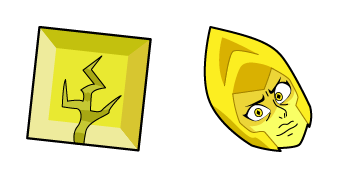 Steven Universe Yellow Diamond cute cursor