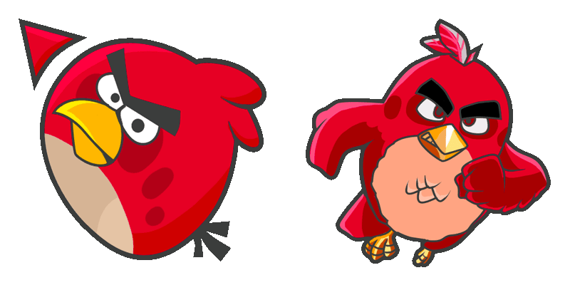 Angry Birds Red cute cursor