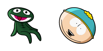 South Park Eric Cartman & Clyde Frog cute cursor