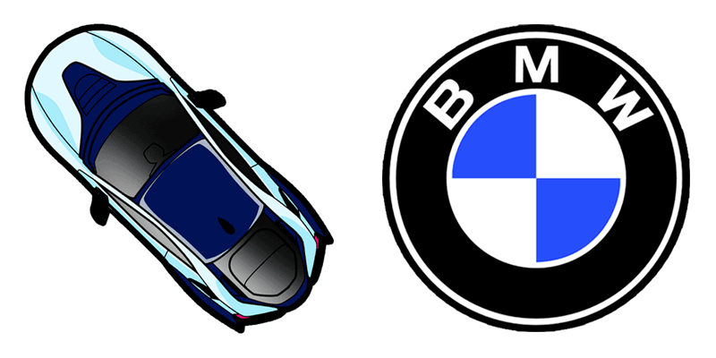 BMW i8 cute cursor