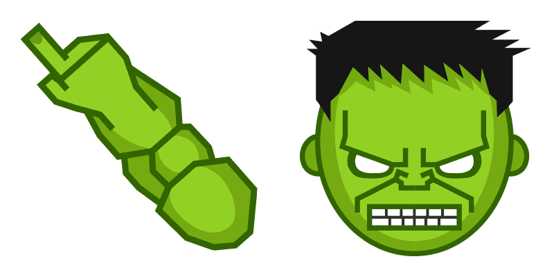 Hulk cute cursor