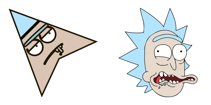 Rick and Morty cute cursor