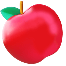 3D Apple Emoji arrow cursor