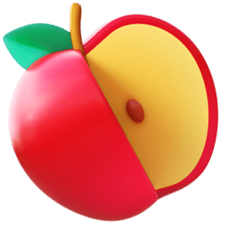 3D Apple Emoji hand cursor