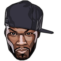 50 Cent Hip-Hop Rappers hand cursor