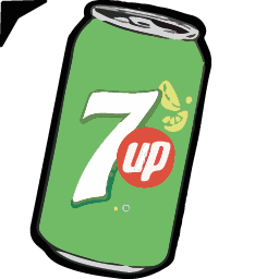 7up Eats And Drinks hand cursor