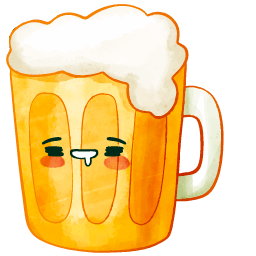 Beer Kawaii Food And Drinks hand cursor