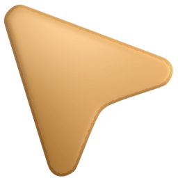 Beige Skin Classic arrow cursor