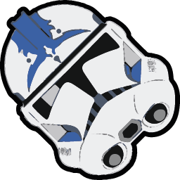 Blue Clone Trooper JESSE Star Wars hand cursor