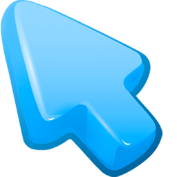 Blue Color arrow cursor