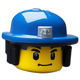 Blue Helmet Lego hand cursor