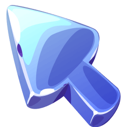 Blue Texture Classic arrow cursor