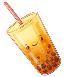 Bubble Tea Kawaii Food And Drinks arrow cursor