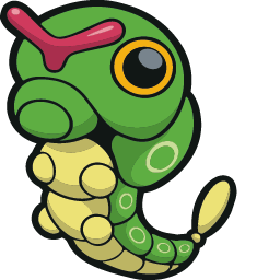 Caterpie Pokemon arrow cursor