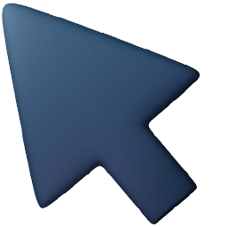 Classic Dark Blue Classic arrow cursor