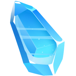 Clear Crystal Gam Stone arrow cursor