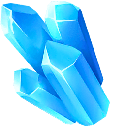 Clear Crystal Gam Stone hand cursor