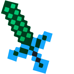 Cube Emerald Sword Basic arrow cursor