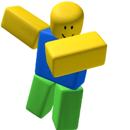 Dabbing Noob Roblox arrow cursor