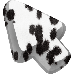 Dalmatian Animal Skin Texture arrow cursor