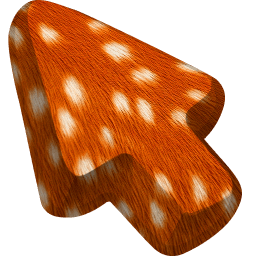 Deer Animal Skin Texture arrow cursor